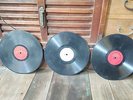 One chinese Beka and two Pagoda label 78 RPM disc, rare antique 1907