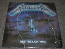 Ride The Lightning Metallica RARE Original 1st Press Silver Megaforce Labels