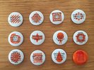 DAVID BOWIE is Japan Exhibition Assorted Pin Batch 12 complete Set