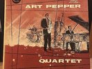 RARE JAZZ LP: ART PEPPER QUARTET: TAMPA BLACK/SILVER LABEL FLAT EDGE MONO