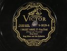 78 RPM -- King Oliver and His Orchestra, Victor 38124, EE- / E- Jazz