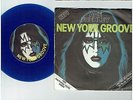 ACE FREHLEY KISS NEW YORK GROOVE BLUE VINYL PS NO MASK