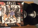 CRASS Best Before** 2XLP  orig. UK 1st issue 1984 w/ two inserts