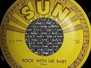 BILLY RILEY rockabilly 45 - Rock With Me Baby - SUN - RARE NM