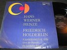 HANS WERNER HENZE Kammermusik 1958 - Hölderlin / DDR LP 1968 ETERNA 825707