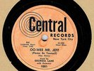 RHYTHM 'N BLUES 78 : GEORGIA LANE / EMMETT HOBSON ON CENTRAL RECORDS 1001