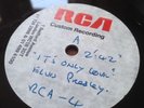 ELVIS PRESLEY-'IT'S ONLY LOVE'-ORIG UK S/SIDED RCA ACETATE-RARE