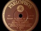 BRONISLAW HUBERMAN - 1928 TCHAIKOVSKY Violin Concerto Op.35 / 4x78rpm Set