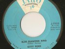 Kitty Ford Blue Diamond Ring JARO 7035 Popcorn 7