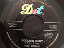 THE BRIKS Foolish Baby DOT Texas Rare Garage LISTEN