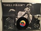 U2 I WILL FOLLOW/ OUT OF CONTROL RARE NM- ORG 1981 POSTER SLEEVE 7