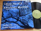 ANGELICA MAY & LEONARD HOKANSON Franck Brahms cello sonatas LP Impression 650028