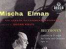 LXT 5068 UK O/G ED1 - ELMAN - BEETHOVEN VIOLIN CONCERTO - SOLTI - EX+/NM
