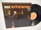 Smokin' with the Chet Baker Quintet 1982 Roulette reissue LP EX Jazz SR 59048