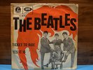 SINGLE: THE BEATLES. TICKET TO RIDE/YES IT IS. PARLOPHON O 28523.AUSTRIA.