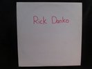 RICK DANKO Self-Titled LP WHITE LABEL ORIG. 1977 PROMO THE BAND SOLO DOUG SAHM