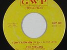 Crossover Soul 45 - Persians - I Don't Know How - GWP - mp3