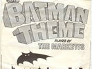 THE MARKETTS**BATMAN THEME**PICTURE SLEEVE**LISTEN TO IT