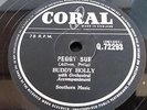 BUDDY HOLLY Peggy Sue / Everyday 78 RPM CoCoral Q.7293 UK 1957
