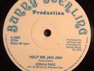 ZEBULA FACE - Help Me Jah Jah. UK bunny Sterling 12'. Killer Roots 78' Reward.