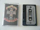 GUNS N' ROSES APPETITE FOR DESTRUCTION CASSETTE TAPE 1987 SILVER LABEL GEFFEN