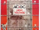 AC/DC - HIGH VOLTAGE - ORIGINAL 1975 AUSSIE LP - blue label with the kangaroo