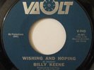 BILLY KEENE - WISHING AND HOPING / CROSS MY HEART - VAULT NORTHERN SOUL 45RPM