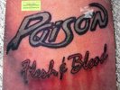Poison - Flesh & Blood - Capitol 1990 - OP - NM - Hype Sticker