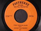 JACKIE FAUTHEREE: First Man On Mars / One Life To Live 45 Rockabilly
