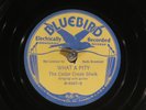 78 RPM -- The Cedar Creek Sheik, Bluebird 6587, E  Blues
