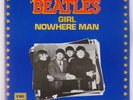 THE BEATLES: Girl / Nowhere Man FRANCE Unique PS w/ 45 Import ’76 NM-