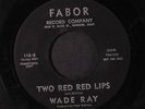 WADE RAY: Two Red Lips / Burning Desire 45 Rockabilly