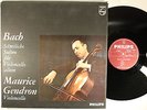 MAURICE GENDRON Bach Complete Solo Cello Suites PHILIPS 3 LPs plum/silver