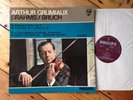 SAL 3526 1st plum NM/EX+ GRUMIAUX Brahms & Bruch Violin Concertos HAITINK