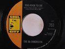 FIFTH DIMENSION: Too Poor To Die / Go Where You Wanna Go 45 Soul