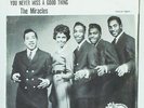 THE MIRACLES I'll Try Something New TAMLA 45 Vinyl PIC Sleeve Promo VG+ TZ-8