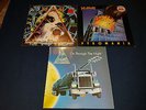 DEF LEPPARD - 3 X LP'S - PYROMANIA, HYSTERIA, ON THROUGH THE NIGHT - VERTIGO