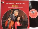 TORTELIER - DE LA PAU - Brahms 2 Sonatas for Cello & Piano - HMV  ASD 3612