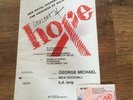 ??RARE PROGRAMME & TICKET STUB??Concert Of Hope-George Michael (Princess Di)