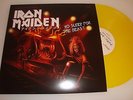 IRON MAIDEN NO SLEEP FOR THE BEAST LIVE JAPAN YELLOW LP UK 1979 SUPP MOTORHEAD