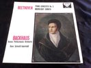 BEETHOVEN PIANO CONCERTO N°3 BACKHAUS DECCA SXL 2190 . W/B.Grooved. uk original