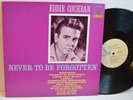 ROCK 'N ROLL LP - EDDIE COCHRAN NEVER TO BE FORGOTTEN Liberty Audition PROMO M-