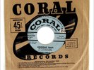 JOHNNY BURNETTE TRIO 45 Lonesome Train /I Just CORAL Rec DJ PROMO HEAR RAB A+