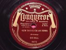 BIG BILL BROONZY Conqueror-9073 78 rpm New Shake-Em On Down/Night Time Is The #2
