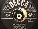 Louis Jordan And His Tympany Five 45 House Party Original 1953 R&B Mover Mint-