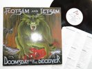 FLOTSAM AND JETSAM - Doomsday for Deceiver LP Roadrunner 1986 metallica megadeth