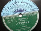 LEO FERRE L'homme & A la seine france french 1954 odeon 282994 78 rpm
