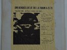 Jimi Hendrix Live At The LA Forum 4-25-70 2 LP Set Vinyl Record Ruthless Rhymes