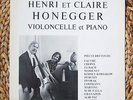 ? LISTEN Henri & Claire Honegger Cello Piano Recital Private Swiss pressing LP ?