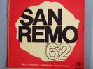 SANREMO 62 - DAL XII FESTIVAL DI SAN REMO - LP  CGD 1962  ITALY 1962 FIRST  RARO